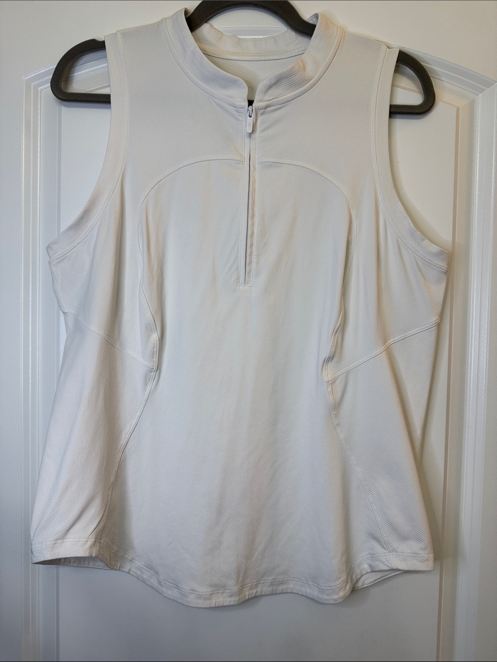 Lululemon Front-Zip Mock-Neck Tennis Tank